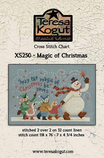 Magic of Christmas by Teresa Kogut - Cross Stitch Paper Pattern