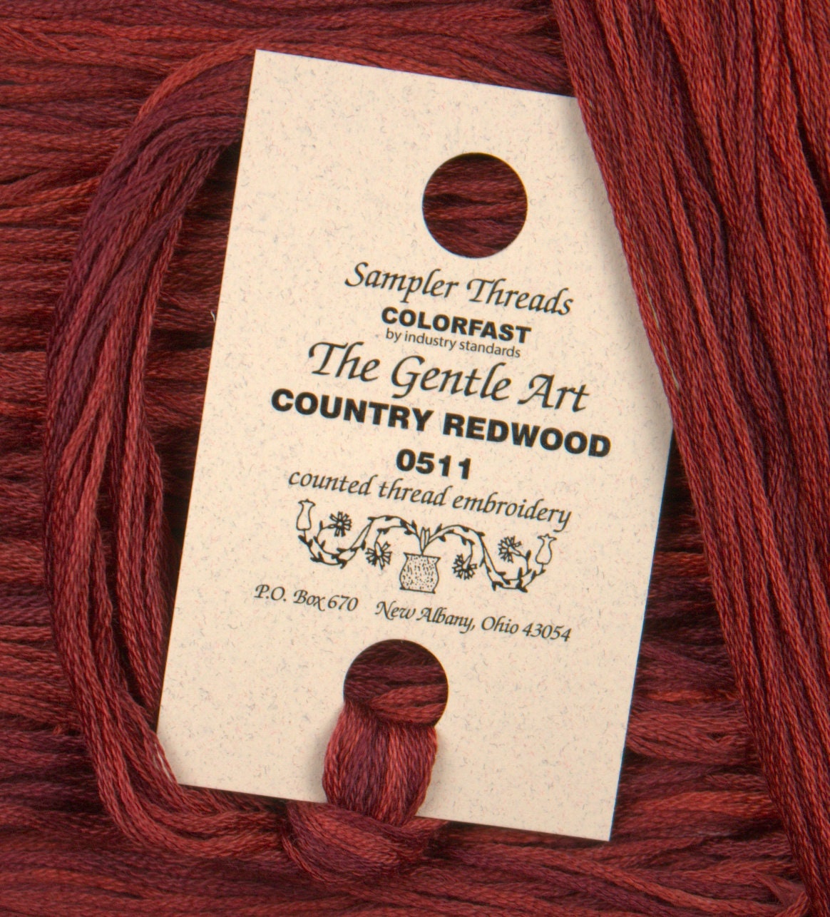 Country Redwood #0511 - The Gentle Art Sampler Threads