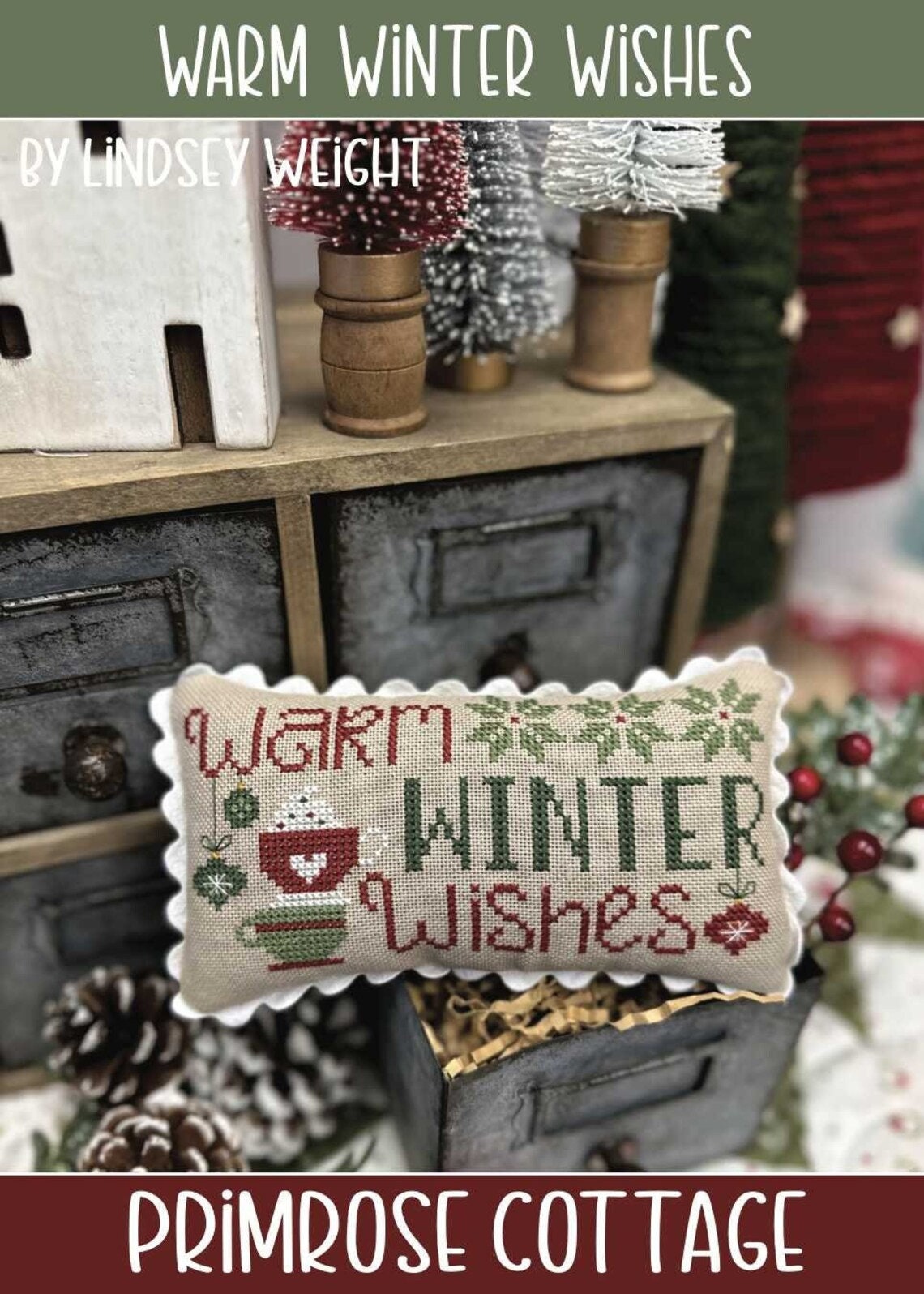 Warm Winter Wishes by Primrose Cottage Stitches - Cross Stitch Paper Pattern