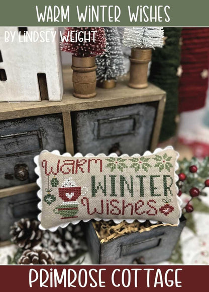 Warm Winter Wishes by Primrose Cottage Stitches - Cross Stitch Paper Pattern