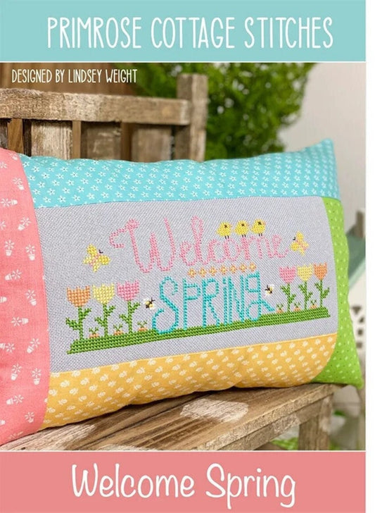 Welcome Spring by Primrose Cottage Stitches - Cross Stitch Paper Pattern