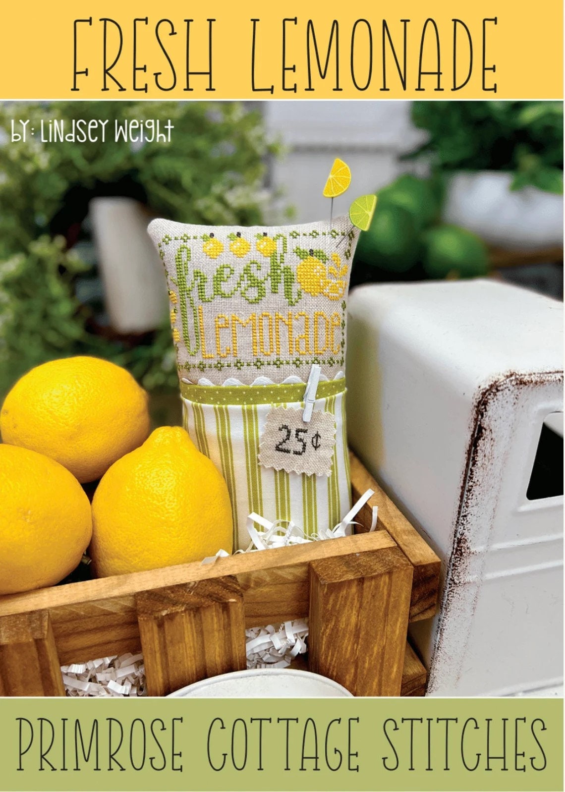 Fresh Lemonade by Primrose Cottage Stitches - Cross Stitch Paper Pattern