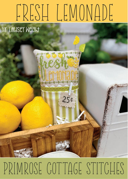 Fresh Lemonade by Primrose Cottage Stitches - Cross Stitch Paper Pattern