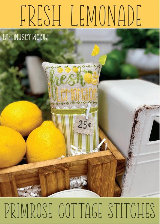 Fresh Lemonade by Primrose Cottage Stitches - Cross Stitch Paper Pattern
