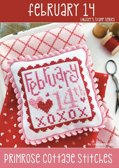 February 14th by Primrose Cottage Stitches - Cross Stitch Paper Pattern