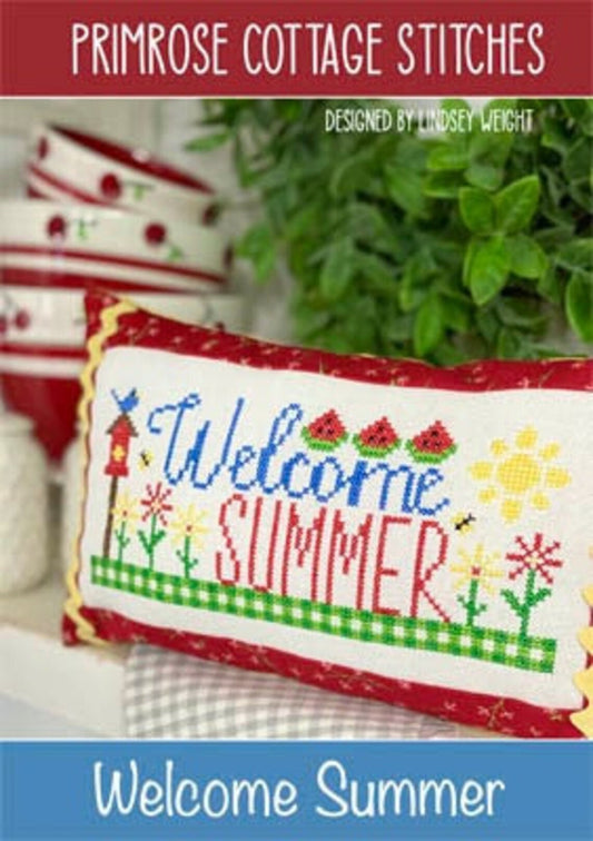 Welcome Summer by Primrose Cottage Stitches - Cross Stitch Paper Pattern