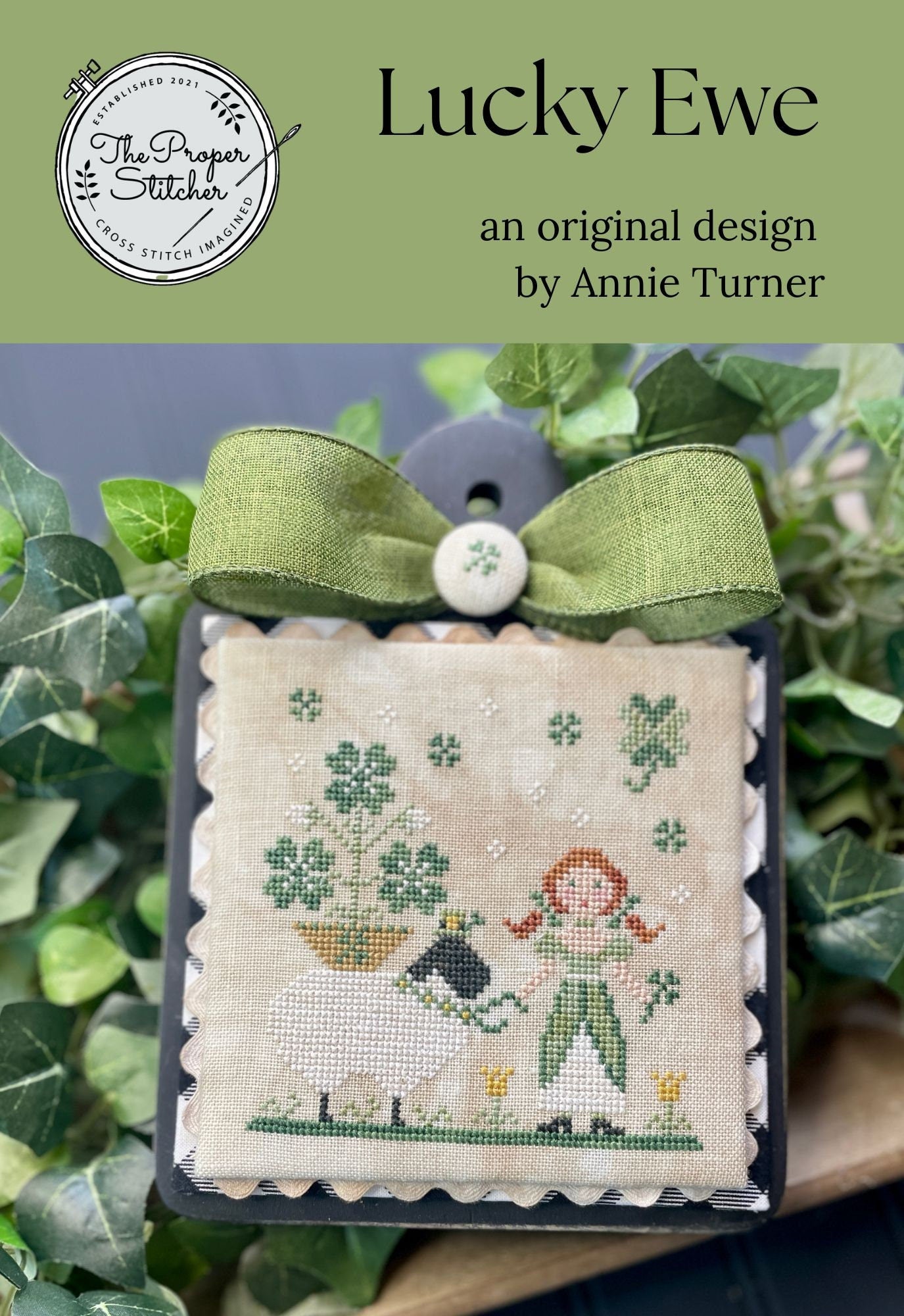 Lucky Ewe by The Proper Stitcher - Cross Stitch Paper Pattern