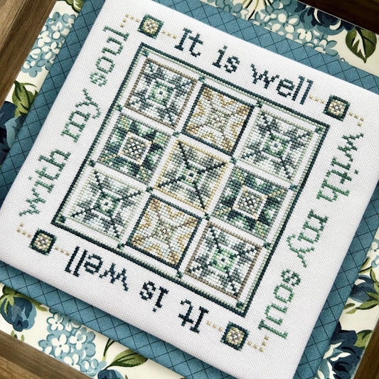It Is Well by Sweet Wing Studio - Cross Stitch Paper Pattern
