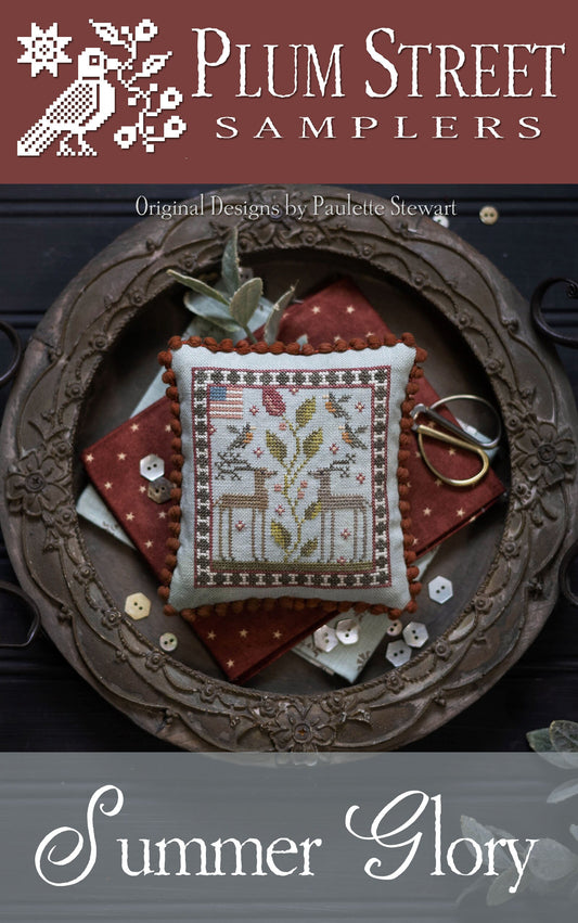 Summer Glory by Plum Street Samplers - Cross Stitch Paper Pattern