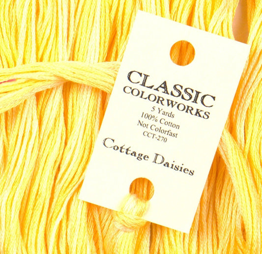 Cottage Daisies - Classic Colorworks Cotton Floss