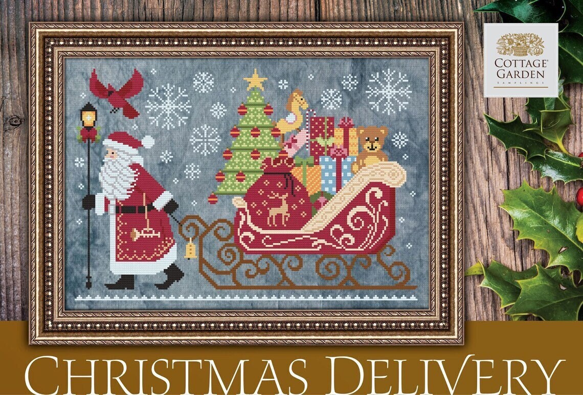 Christmas Delivery by Cottage Garden Samplings - Cross Stitch Paper Pattern