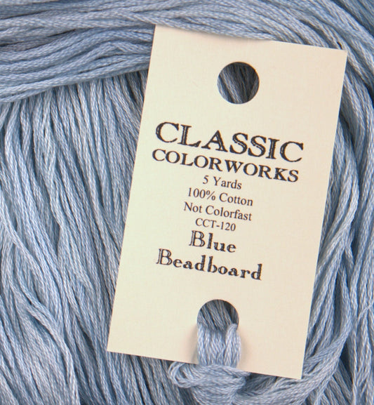 Blue Beadboard - Classic Colorworks Cotton Floss