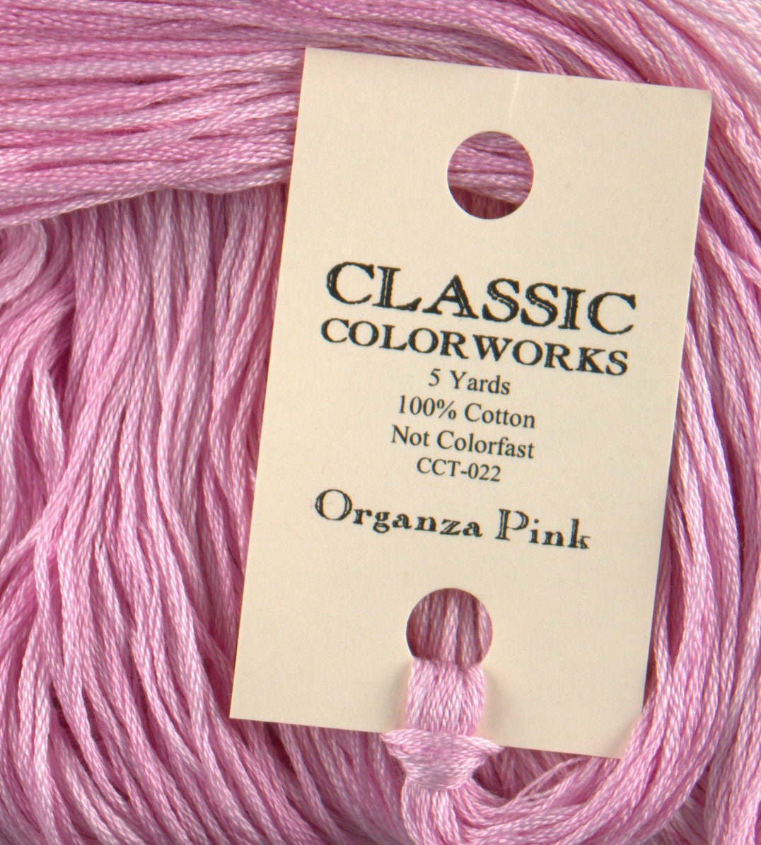 Organza Pink - Classic Colorworks Cotton Floss