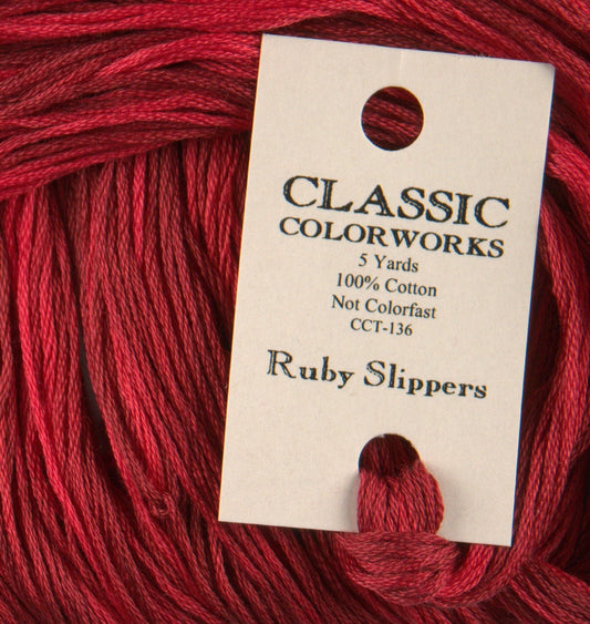 Ruby Slippers - Classic Colorworks Cotton Floss