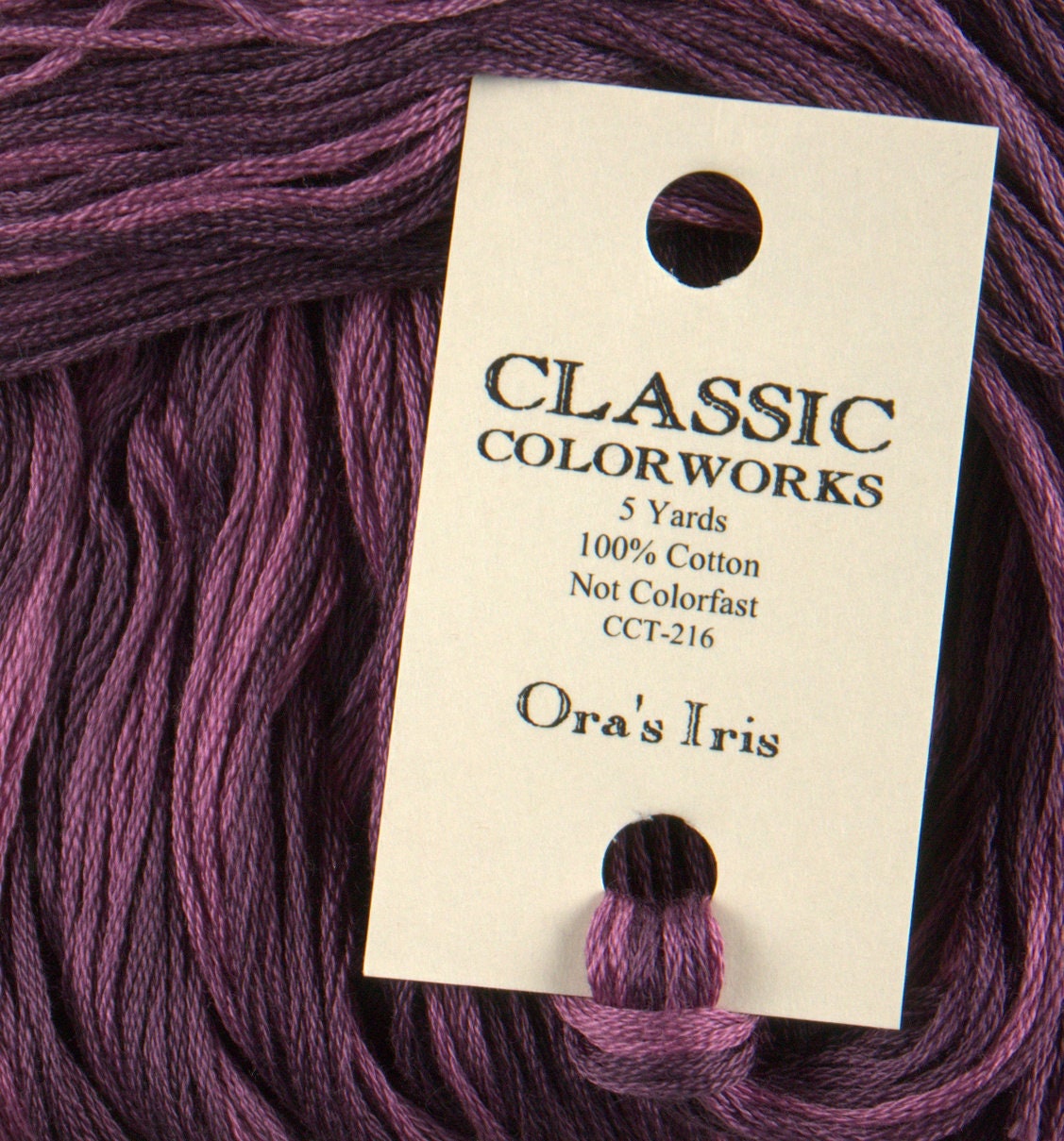 Ora's Iris - Classic Colorworks Cotton Floss