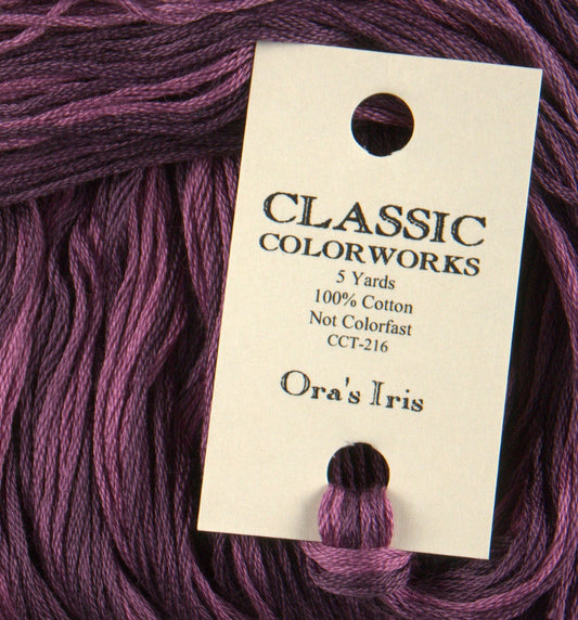Ora's Iris - Classic Colorworks Cotton Floss