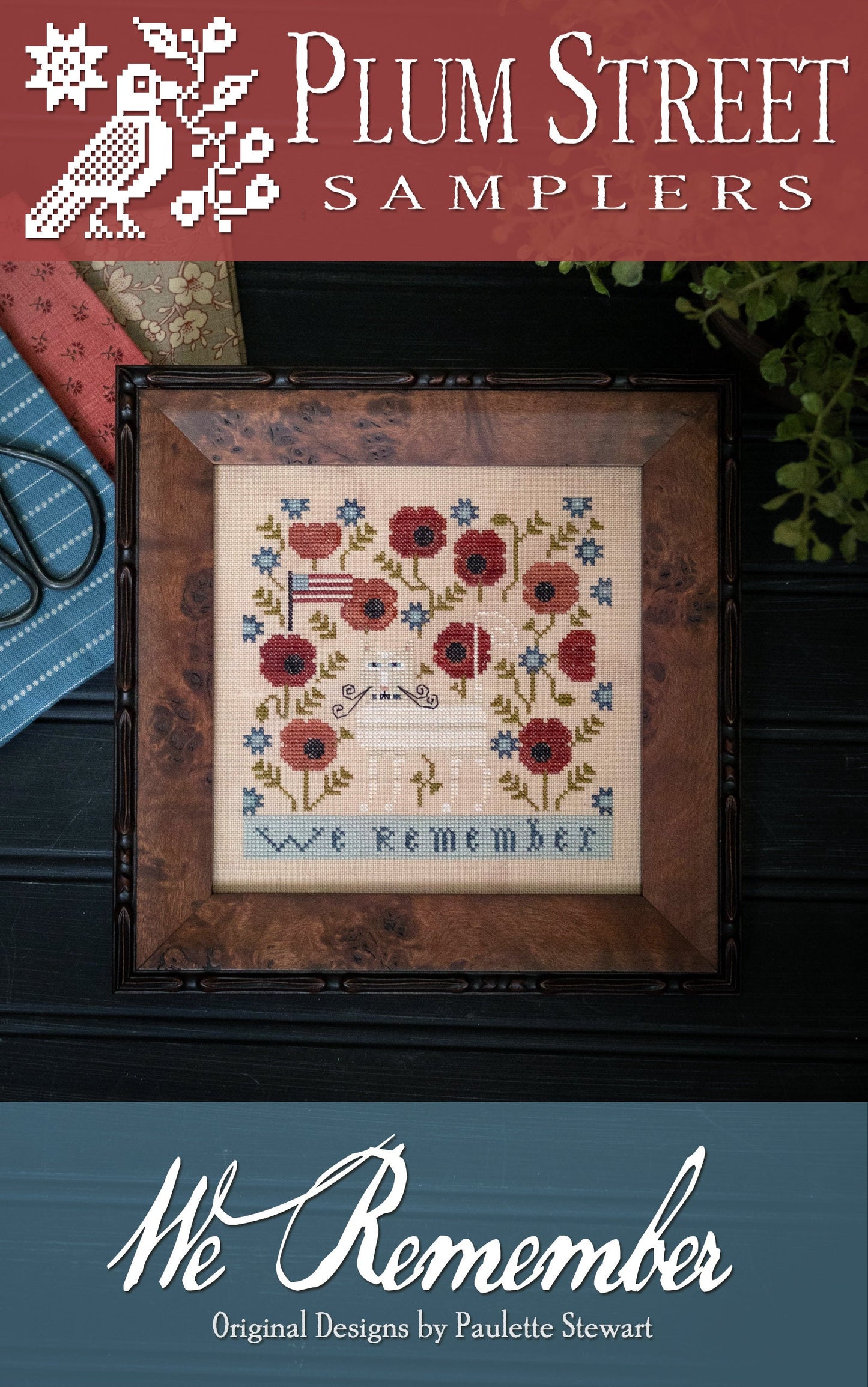 We Remember by Plum Street Samplers - Cross Stitch Paper Pattern