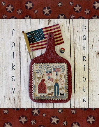 Hello America Booklet by Teresa Kogut - Booklet of Cross Stitch Paper Patterns