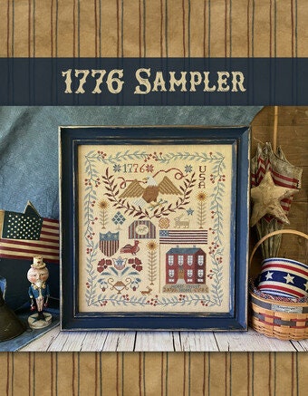 Hello America Booklet by Teresa Kogut - Booklet of Cross Stitch Paper Patterns