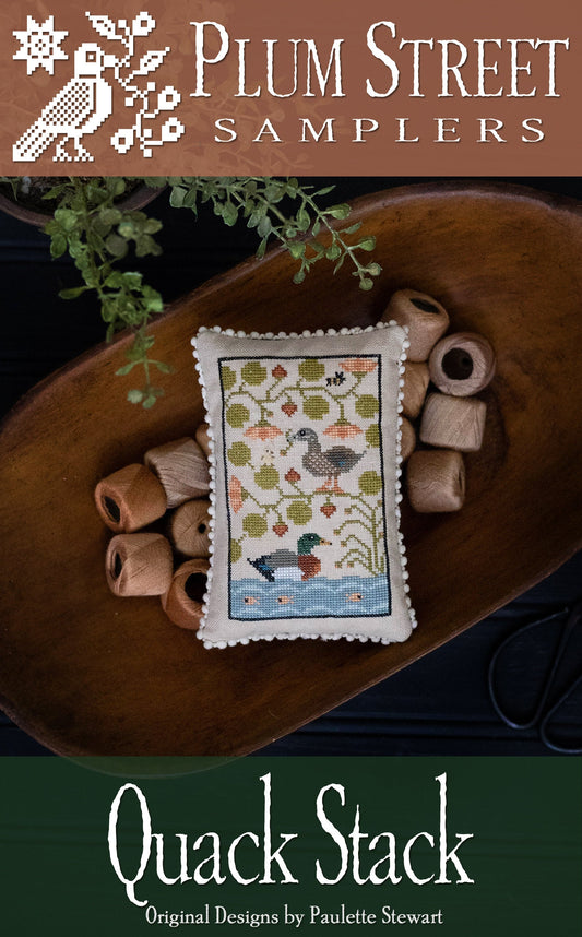 Quack Stack by Plum Street Samplers - Cross Stitch Paper Pattern
