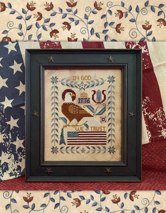 Hello America Booklet by Teresa Kogut - Booklet of Cross Stitch Paper Patterns