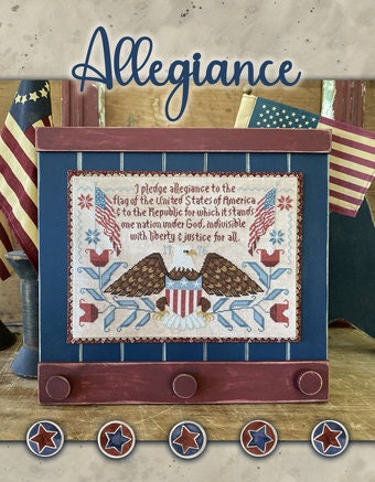 Hello America Booklet by Teresa Kogut - Booklet of Cross Stitch Paper Patterns