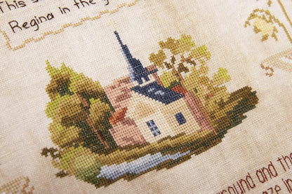 The Blessing Sampler by Samplers and Primitives - Cross Stitch Paper Pattern