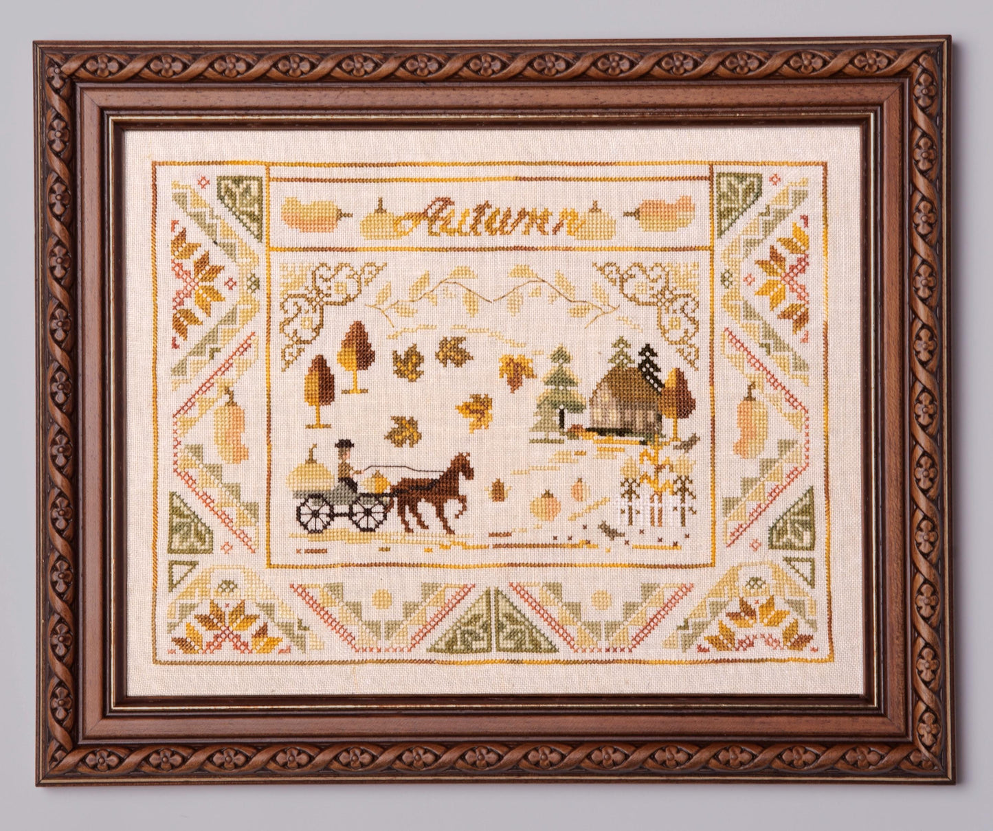 Autumn Wind by Samplers and Primitives - Cross Stitch Paper Pattern