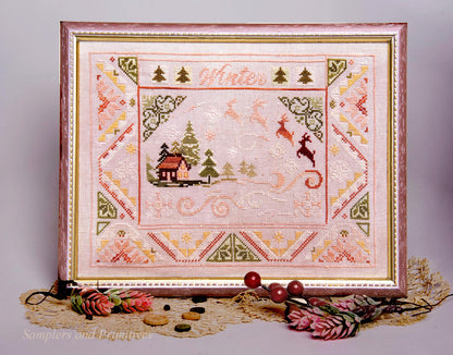 Winter Wind by Samplers and Primitives - Cross Stitch Paper Pattern