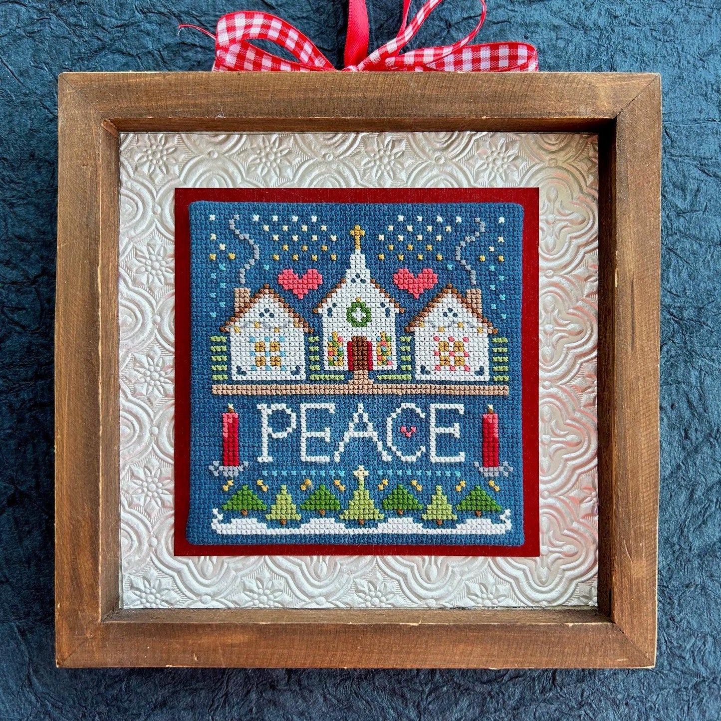 Peace in the Village by Sweet Wing Studio - Cross Stitch Paper Pattern