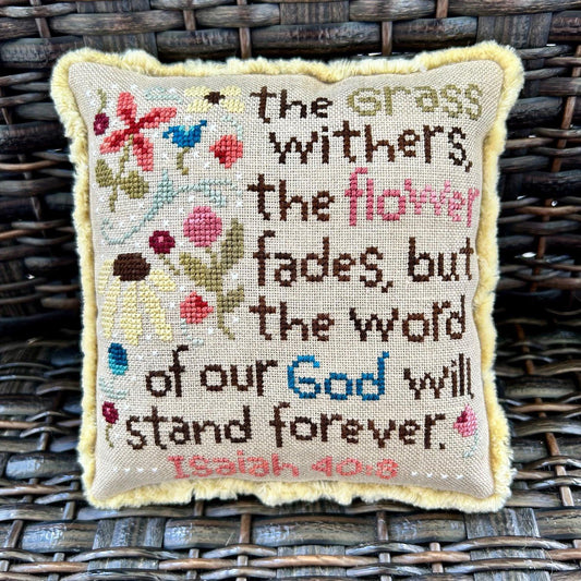 The Flower Fades - Cross Stitch Paper Pattern