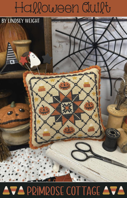 Halloween Quilt by Primrose Cottage Stitches - Cross Stitch Paper Pattern