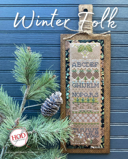 Winter Folk by Hands on Design - Cross Stitch Paper Pattern