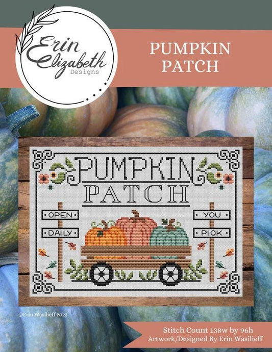 Pumpkin Patch by Erin Elizabeth Designs - Cross Stitch Paper Pattern