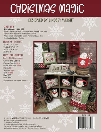 Christmas Magic by Primrose Cottage Stitches - Cross Stitch Paper Pattern