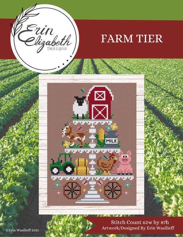 Farm Tier - Cross Stitch Paper Pattern