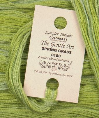 Spring Grass #0180 - The Gentle Art Sampler Threads