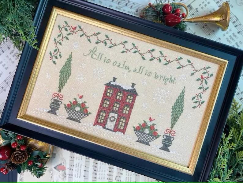 All Is Calm by The Proper Stitcher - Cross Stitch Paper Pattern