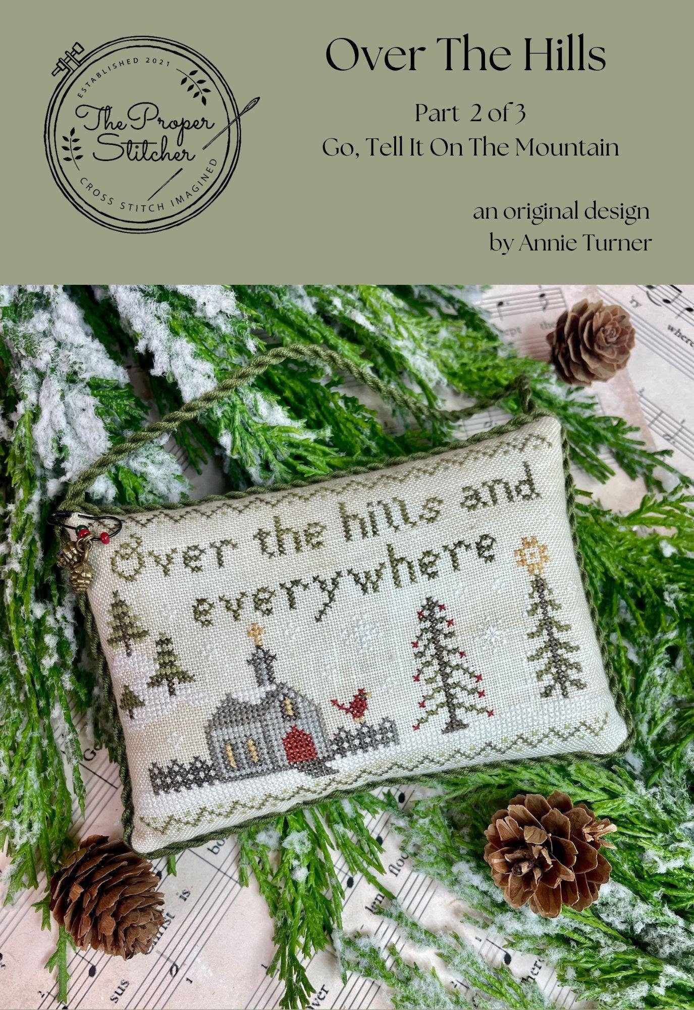 Over The Hills by The Proper Stitcher - Cross Stitch Paper Pattern