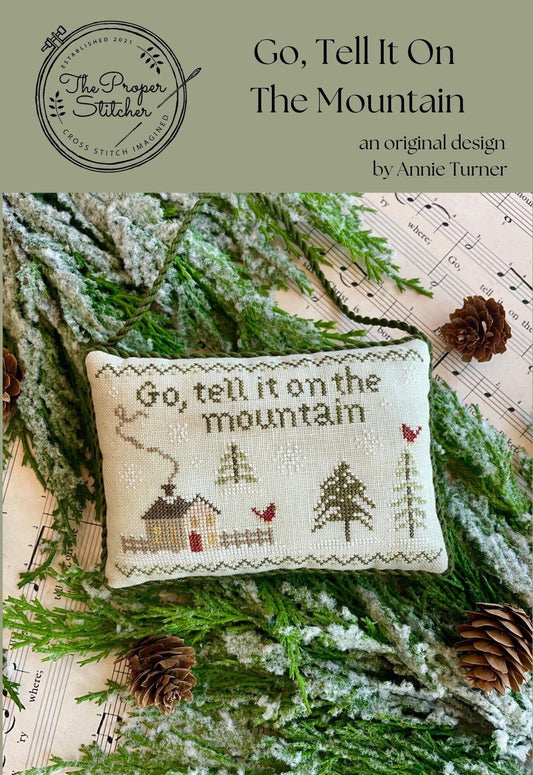 Go, Tell It On The Mountain by The Proper Stitcher - Cross Stitch Paper Pattern