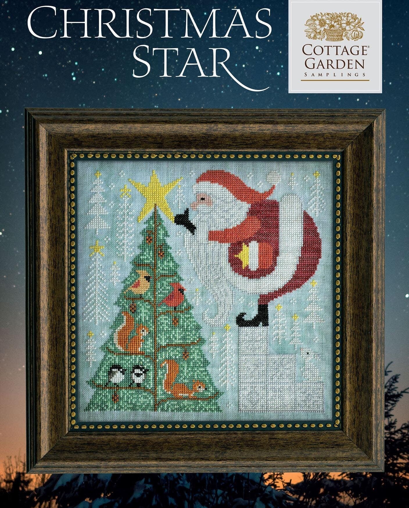Christmas Star by Cottage Garden Samplings - Cross Stitch Paper Pattern