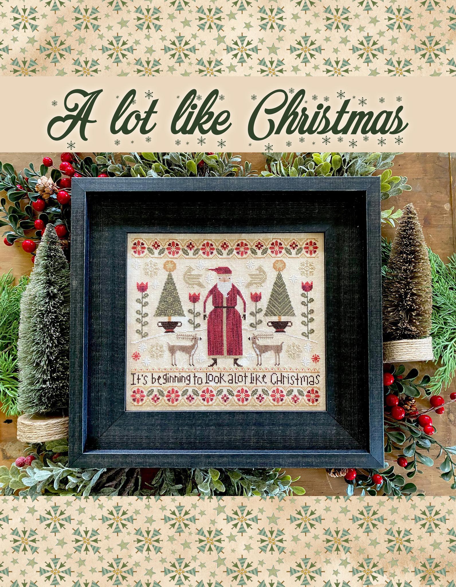 Hello Santa Booklet by Teresa Kogut - Booklet of Cross Stitch Paper Patterns