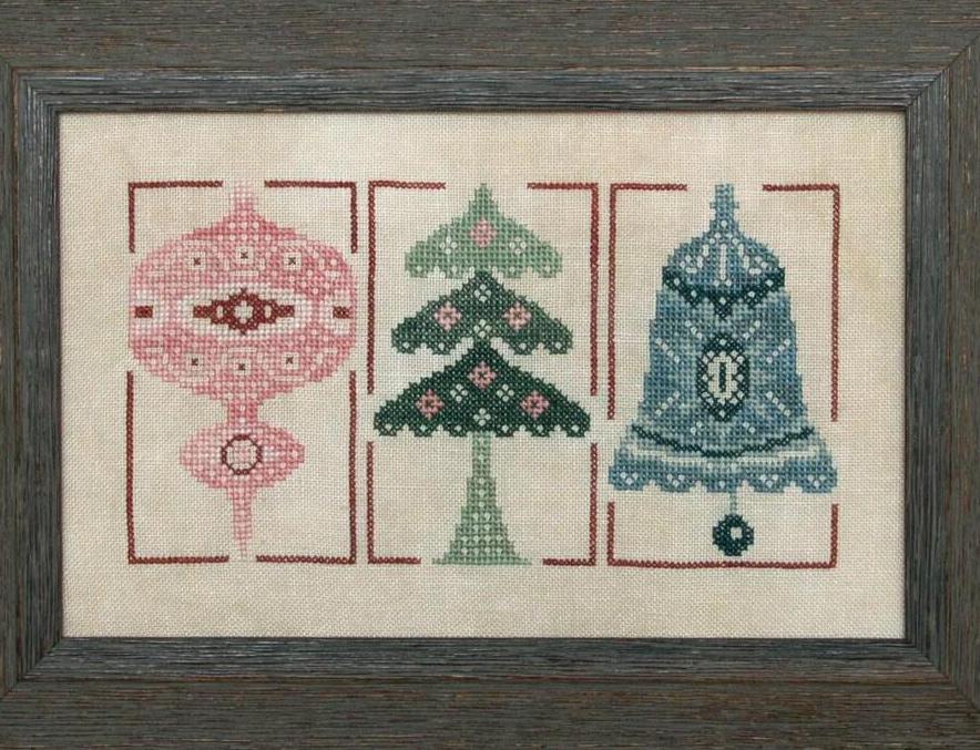 Christmas Etchings by Heart in Hand Needleart - Cross Stitch Paper Pattern