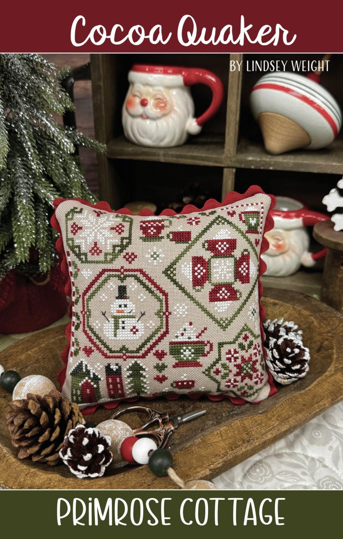 Cocoa Quaker by Primrose Cottage Stitches - Cross Stitch Paper Pattern