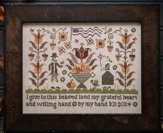 Grateful and Willing by Plum Street Samplers - Cross Stitch Paper Pattern