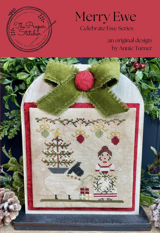 Merry Ewe - Cross Stitch Paper Pattern