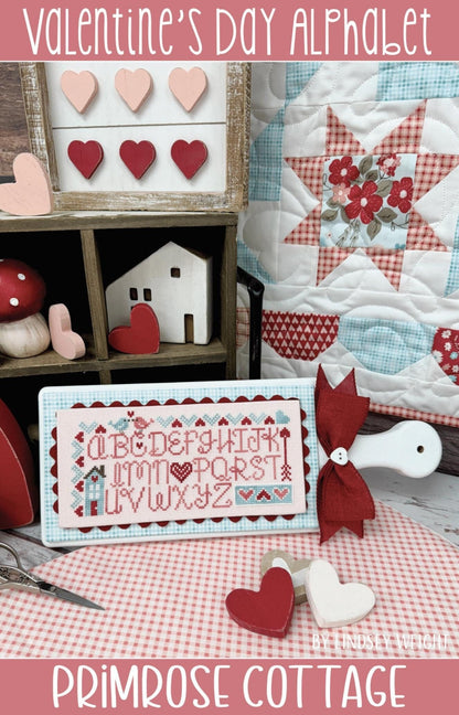 Valentine's Day Alphabet - Cross Stitch Paper Pattern