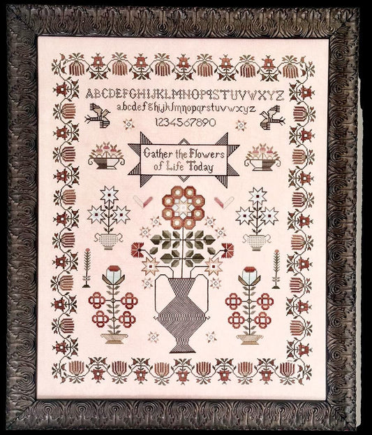 Floral Fantasy by Fox and Rabbit Designs - Cross Stitch Paper Pattern