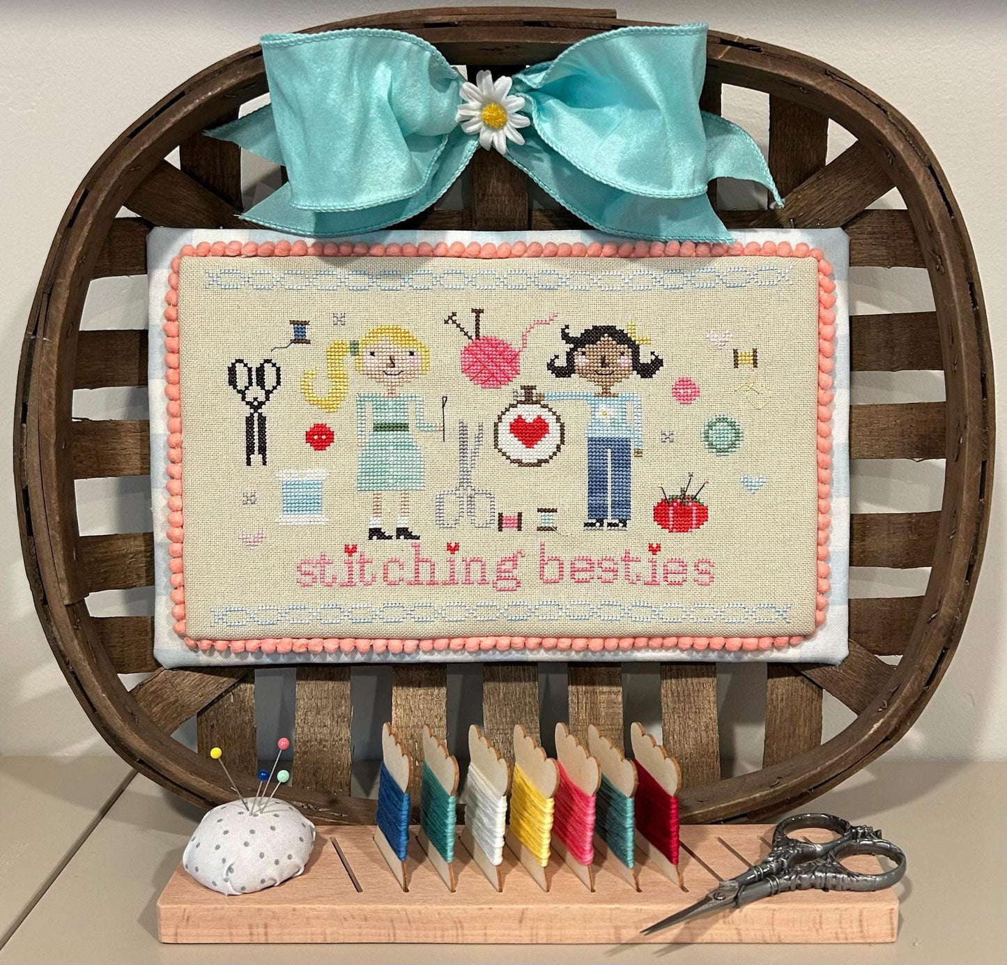 Stitching Besties - Cross Stitch Paper Pattern