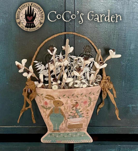 CoCo's Garden by Teresa Kogut - Cross Stitch Paper Pattern